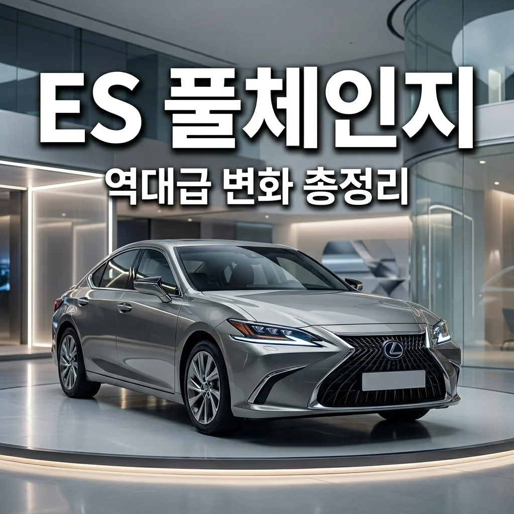 렉서스 ES300h 풀체인지 역대급 변화 5가지! 출시일, 가격, 연비 총정리