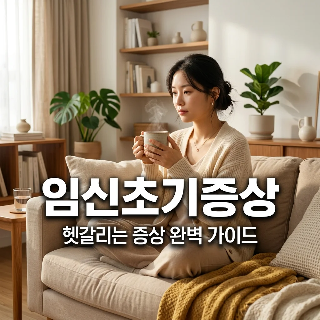 예민맘만 아는 임신초기증상 3가지! 감기·생리전 증후군 완벽 구분법
