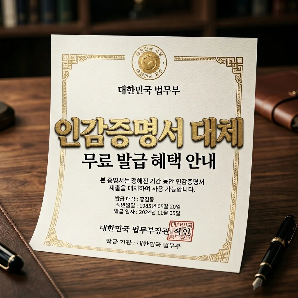 인감증명서 온라인 발급 및 본인서명사실확인서 대체 혜택 총정리