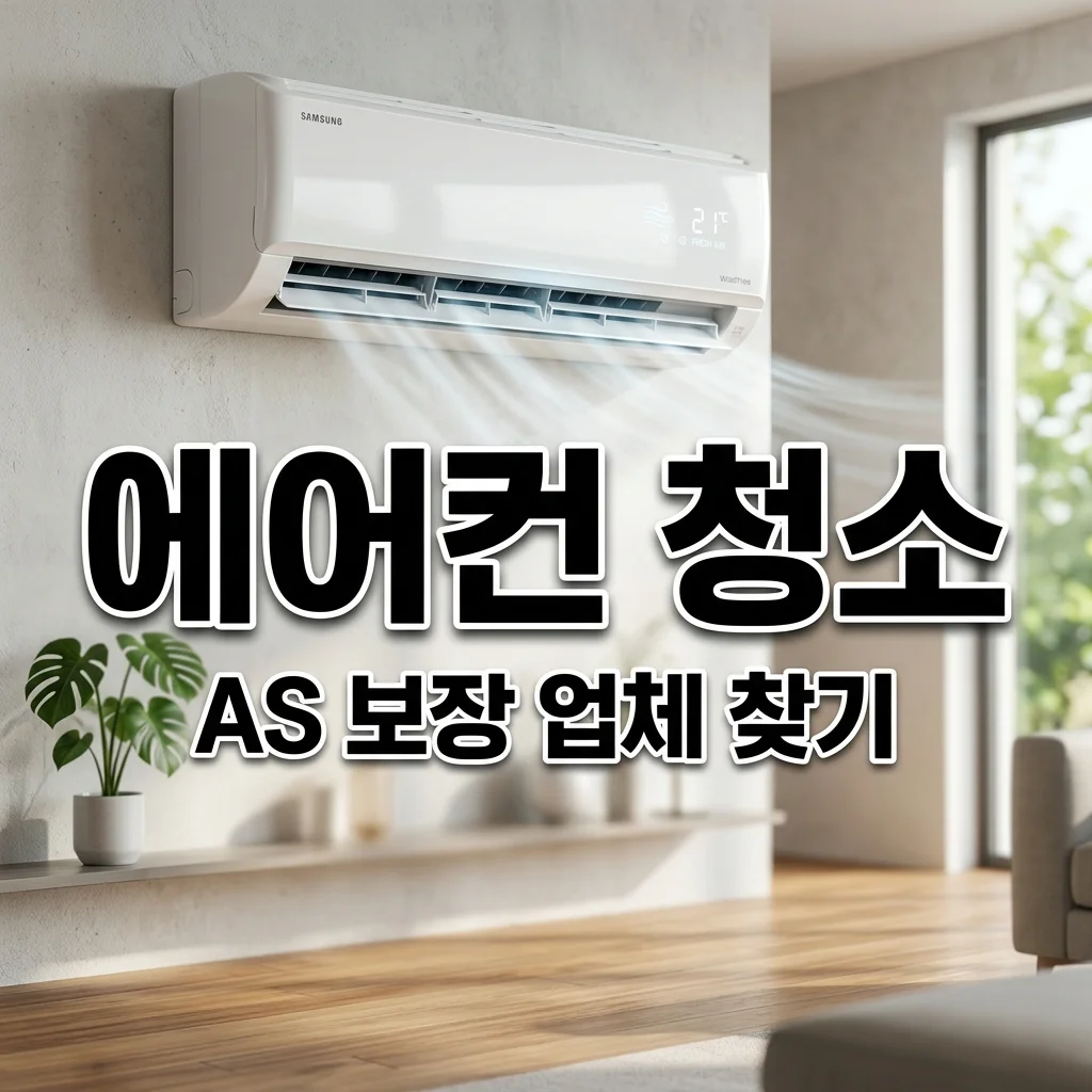 에어컨 청소 가격 사설 업체 AS 무상 보장 기간 명시된 곳 고르기