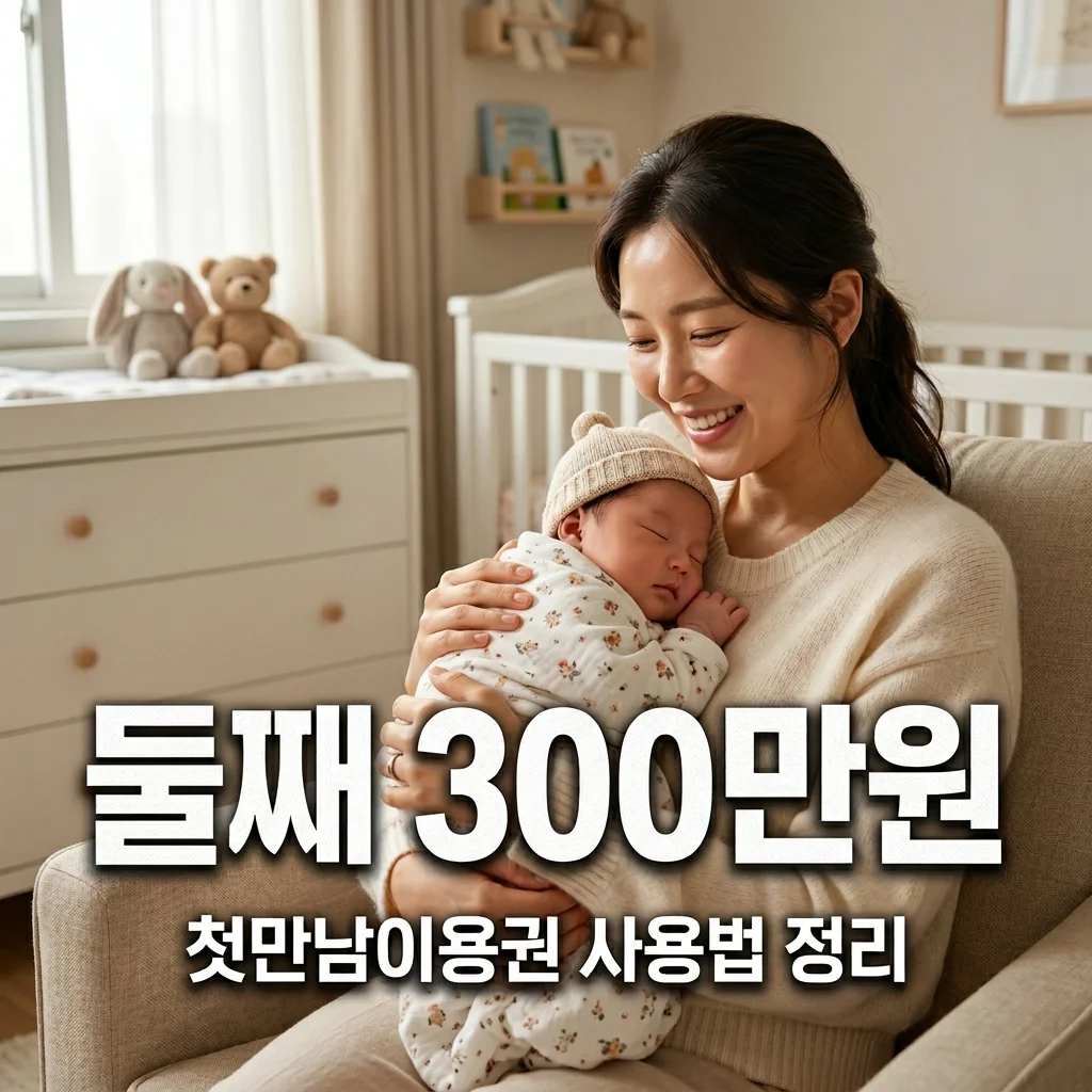 2026년 첫만남 이용권 완벽 정리: 둘째 300만 원 지급 및 사용법