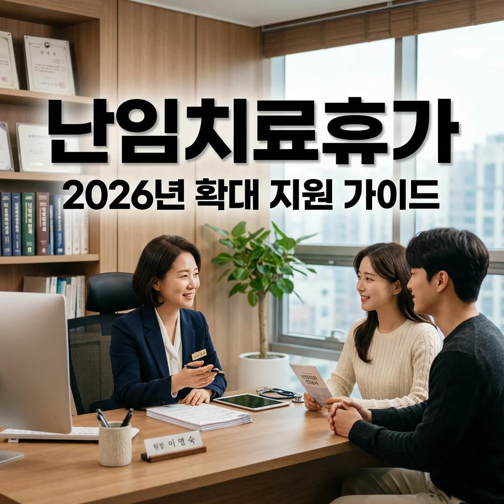 2026년 난임치료휴가 6일 확대! 급여 지원 범위 및 필수 서류 완벽 가이드