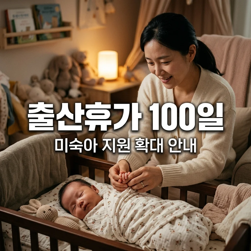 미숙아 출산휴가 100일 확대 및 급여 상한 소급 적용 안내 (2026)