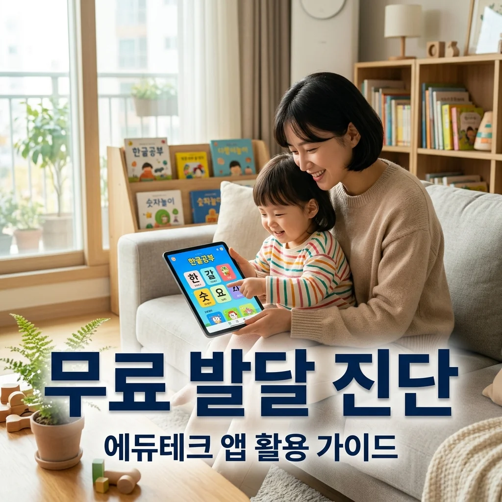 에듀테크 앱 개인화된 영유아 발달 추적 서비스로 무료 진단받기