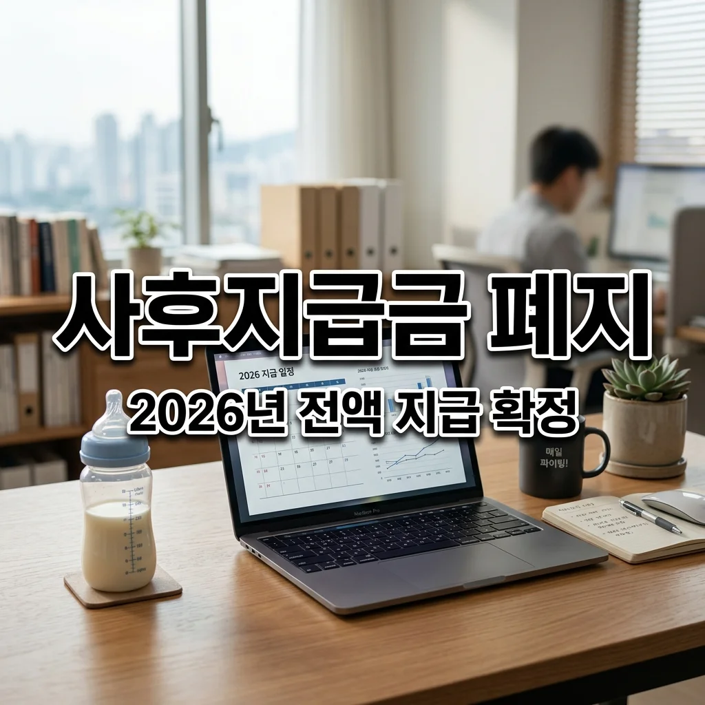 2026년 육아휴직 사후지급금 폐지 및 전액 지급 환급금 조회 방법