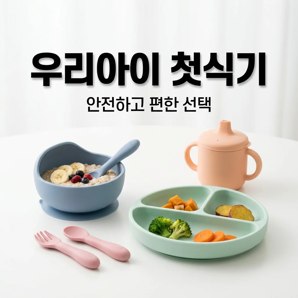 유아 식기 세트 추천, 안전 인증과 인체공학 디자인으로 자기주도 이유식 성공하기