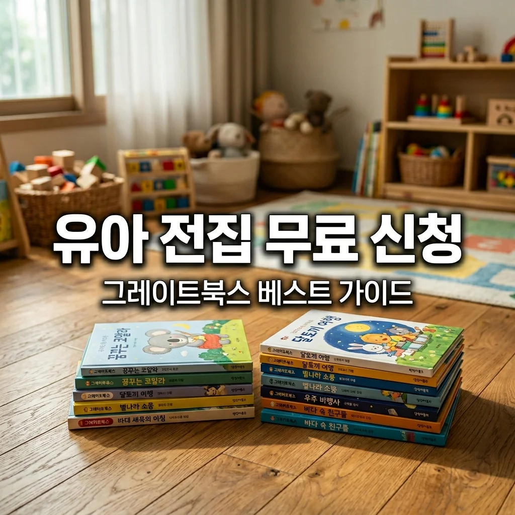 유아 전집 추천 베스트 3 및 그레이트북스 무료 샘플 신청 방법 총정리