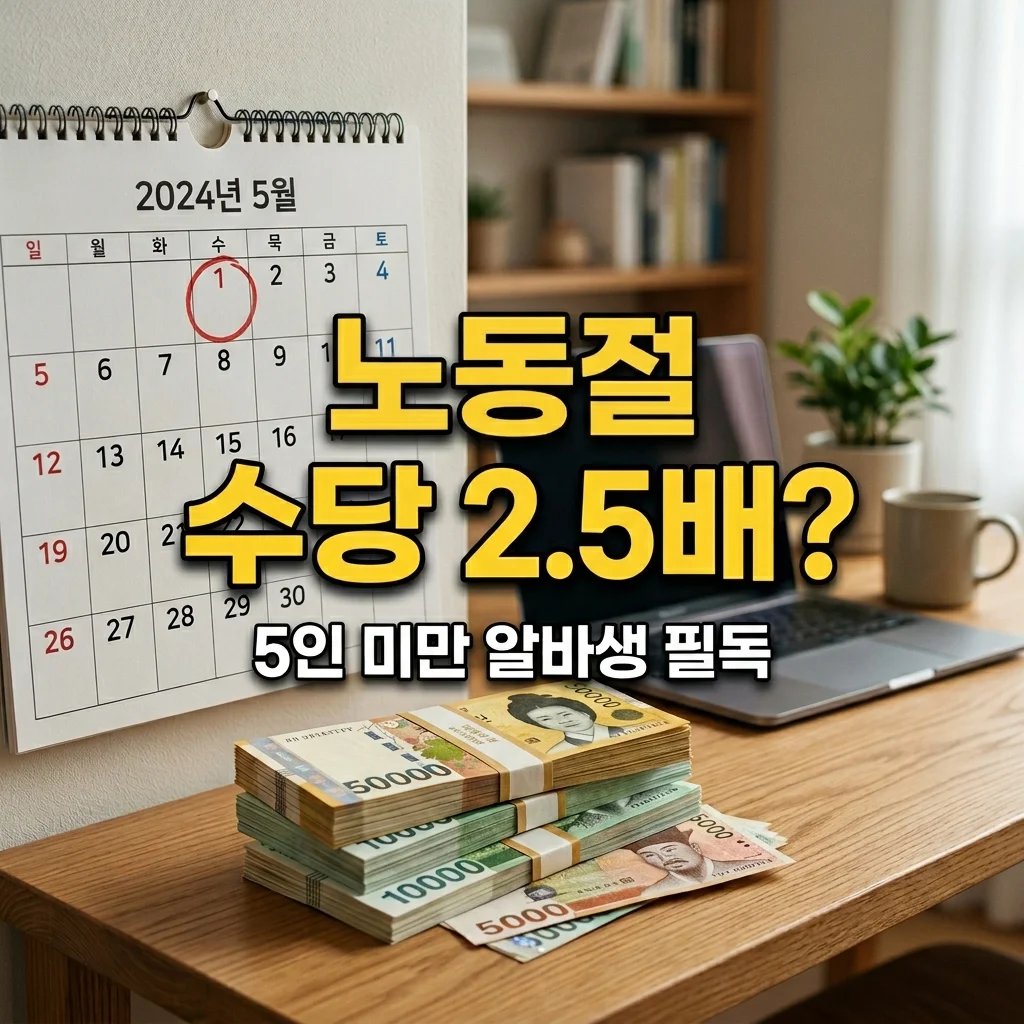 노동절 2.5배 수당 5인 미만 사업장 알바생 적용 여부 팩트체크