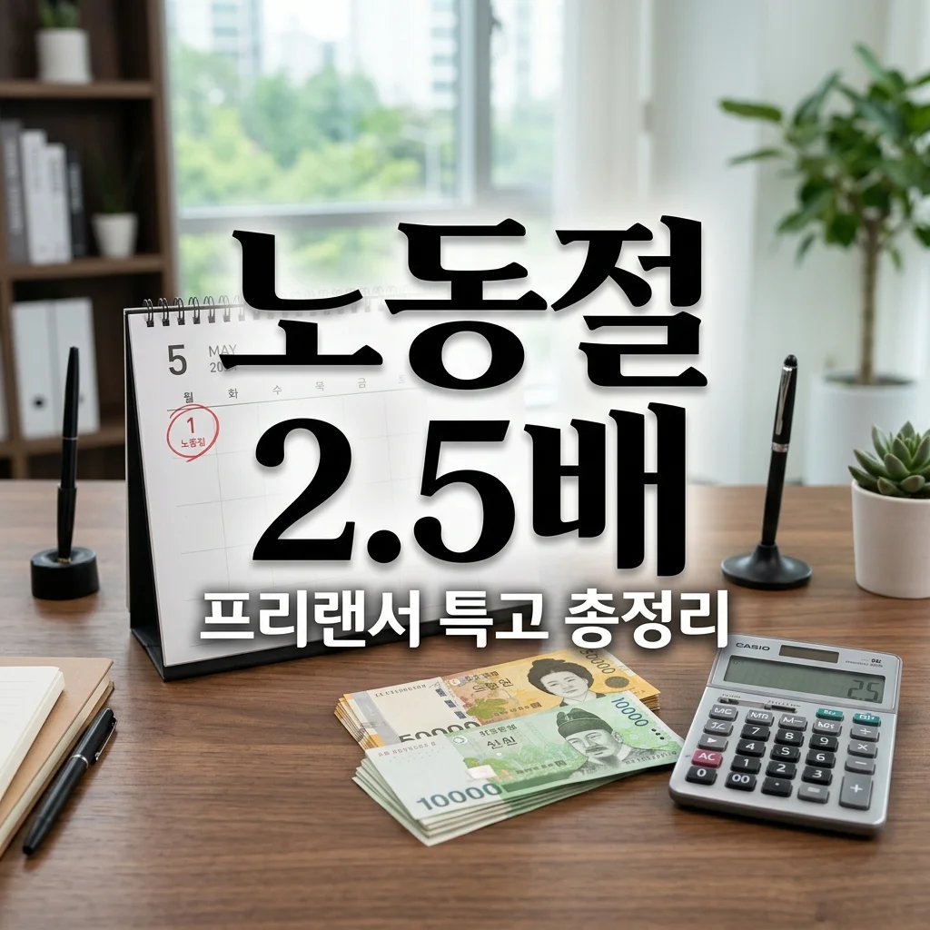 노동절 2.5배 수당? 프리랜서·포괄임금제·특고 예외 조항 완벽 정리