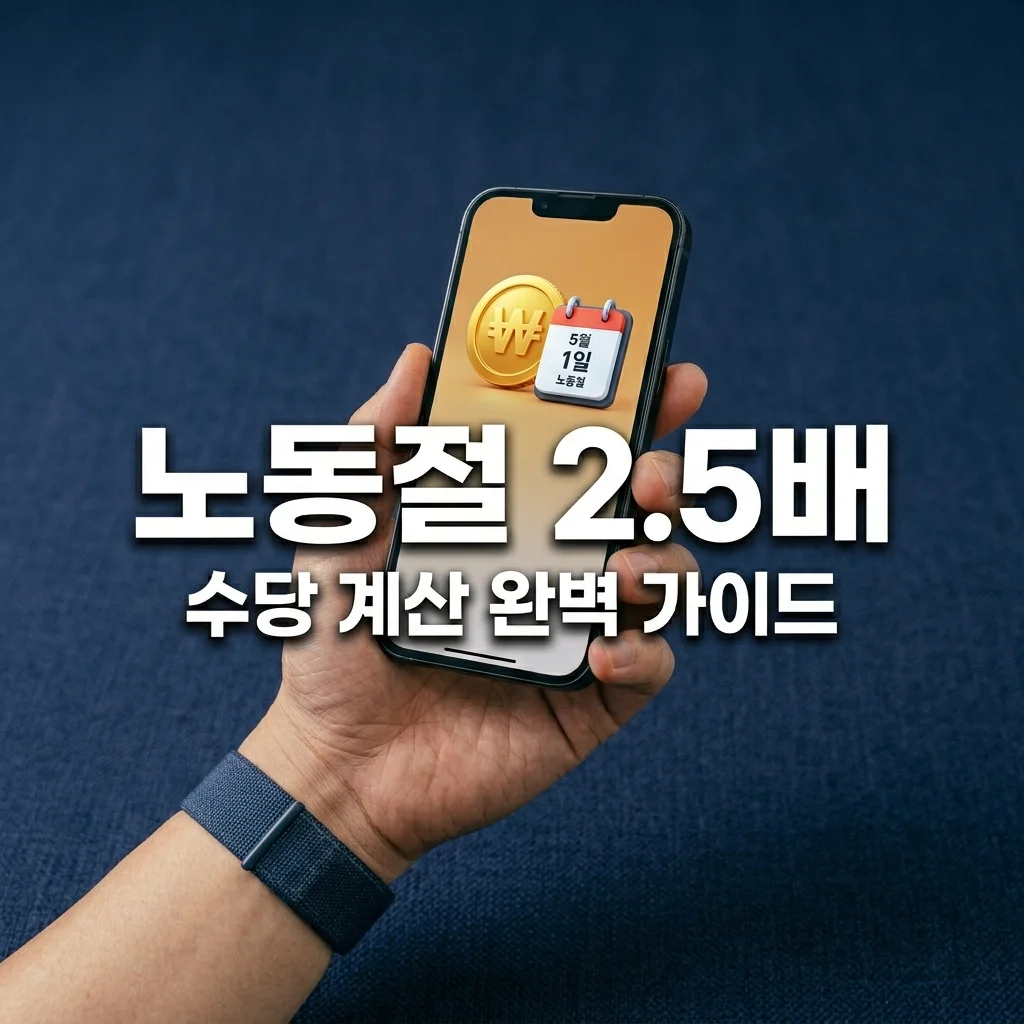 노동절 출근 수당 2.5배 계산법: 교대 근무자·휴무일 출근 보상 총정리