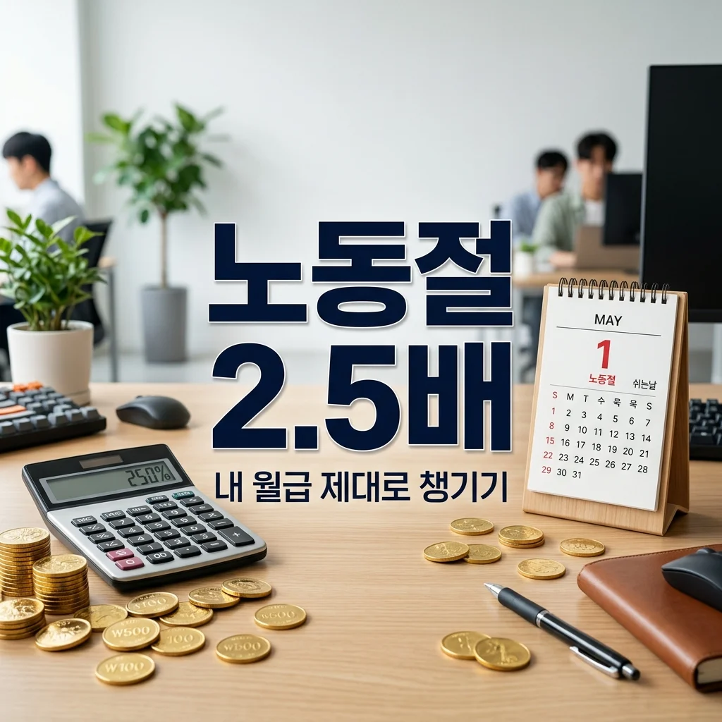 노동절 2.5배 수당 계산법! 2026년 최신 근로기준법 완벽 가이드