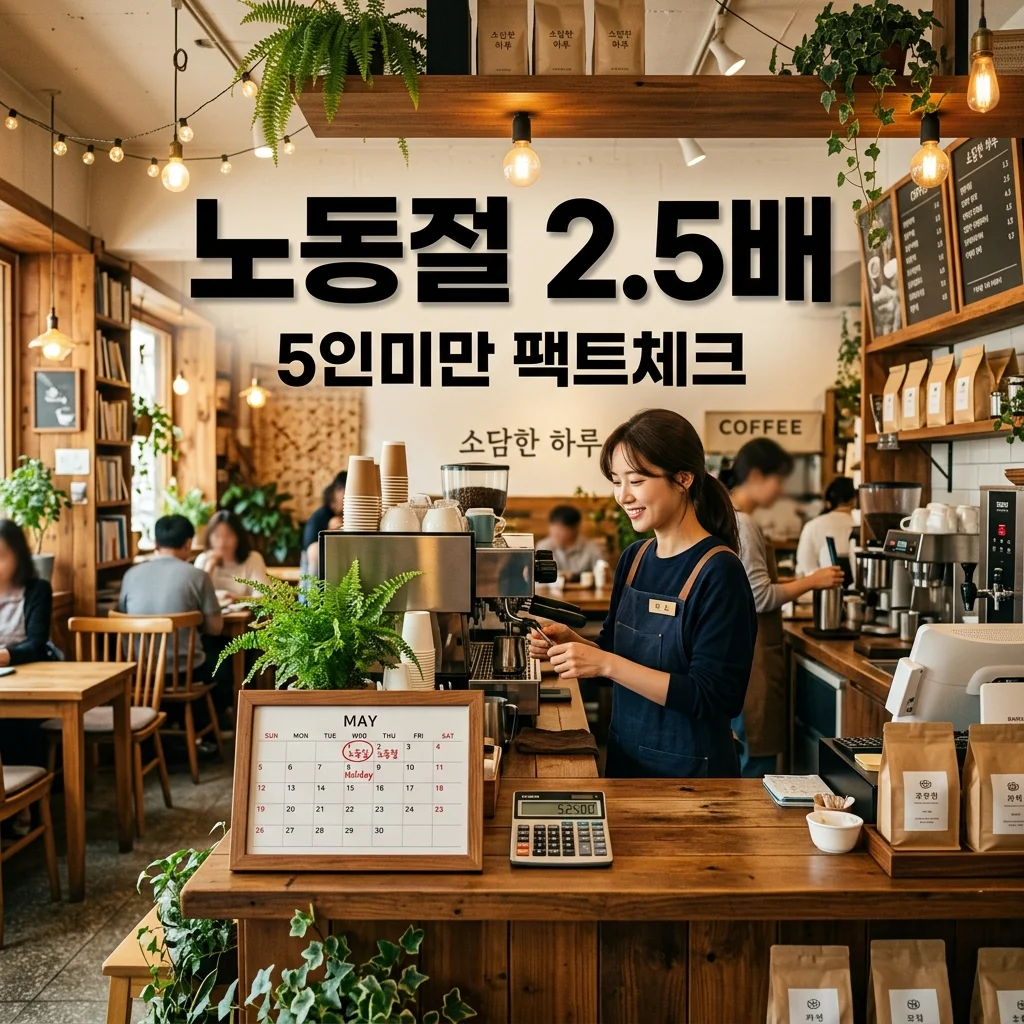 노동절 2.5배 수당, 5인 미만 사업장도 받을까? 1분 팩트체크