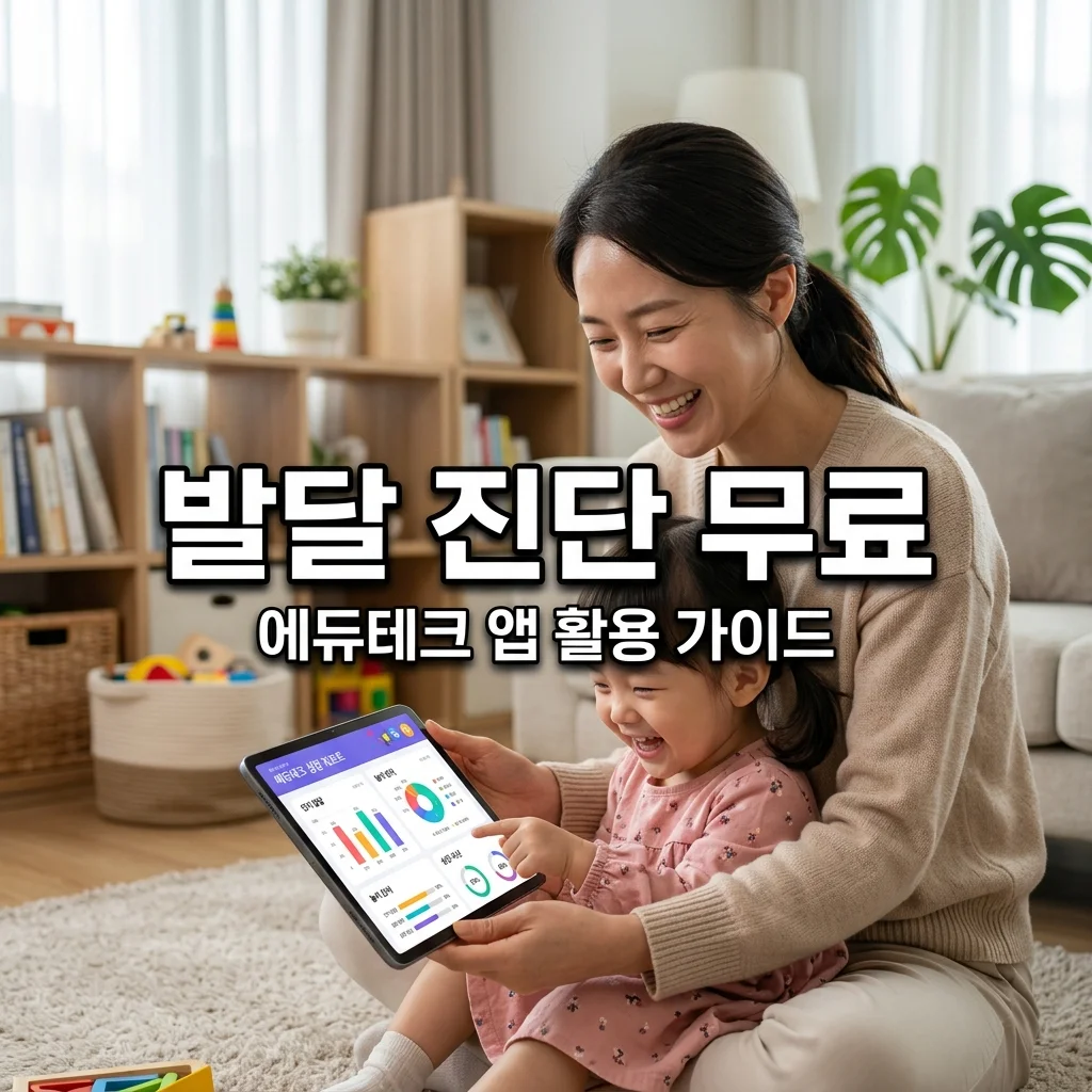 에듀테크 앱 개인화된 영유아 발달 추적 서비스로 무료 진단받기