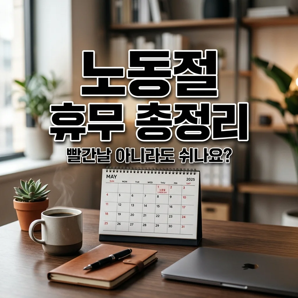 2026 노동절 법정공휴일 유급휴일 차이점: 빨간날 아니라도 쉬나요?
