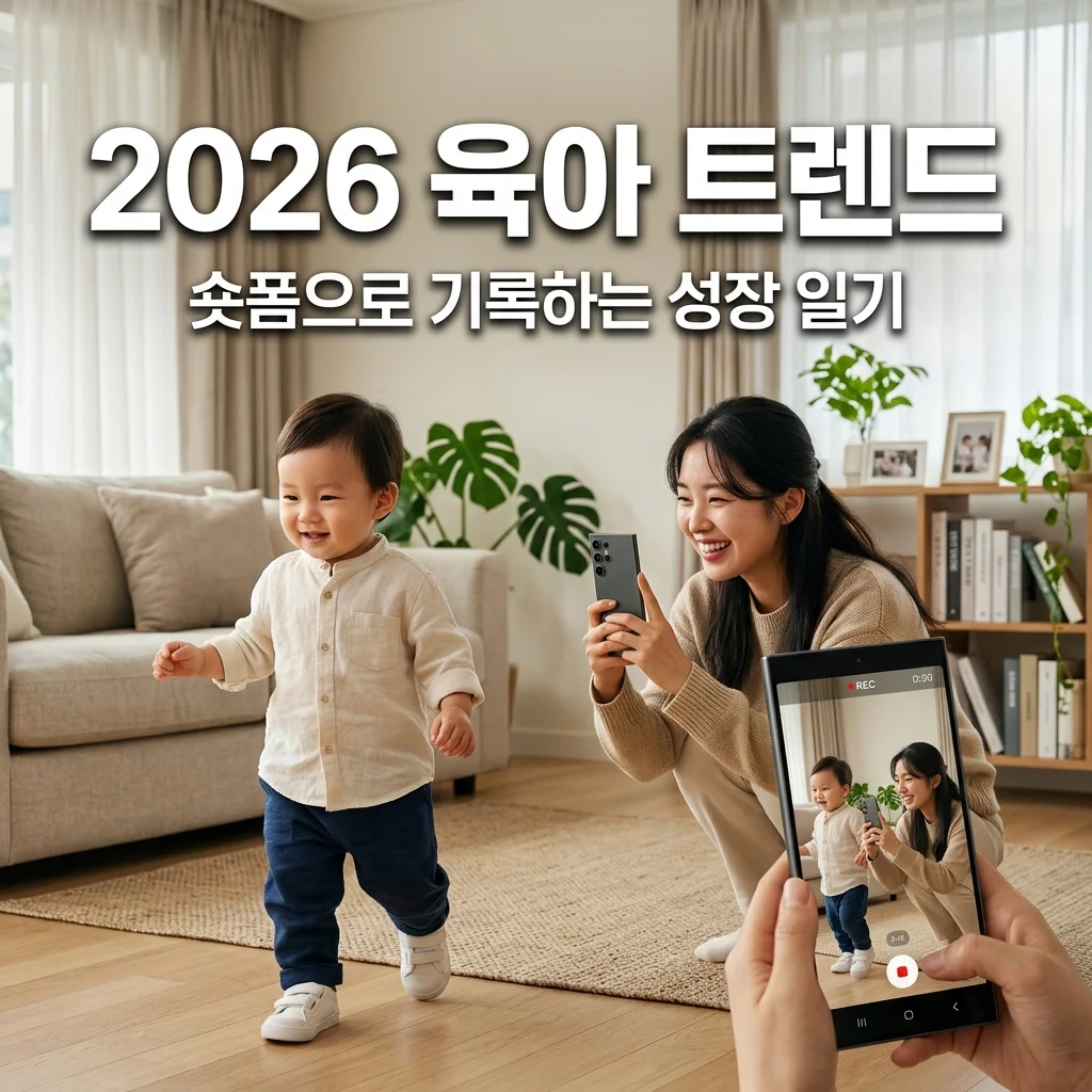 2026 육아 트렌드: 숏폼으로 기록하는 우리 아이 성장 일기 완벽 가이드