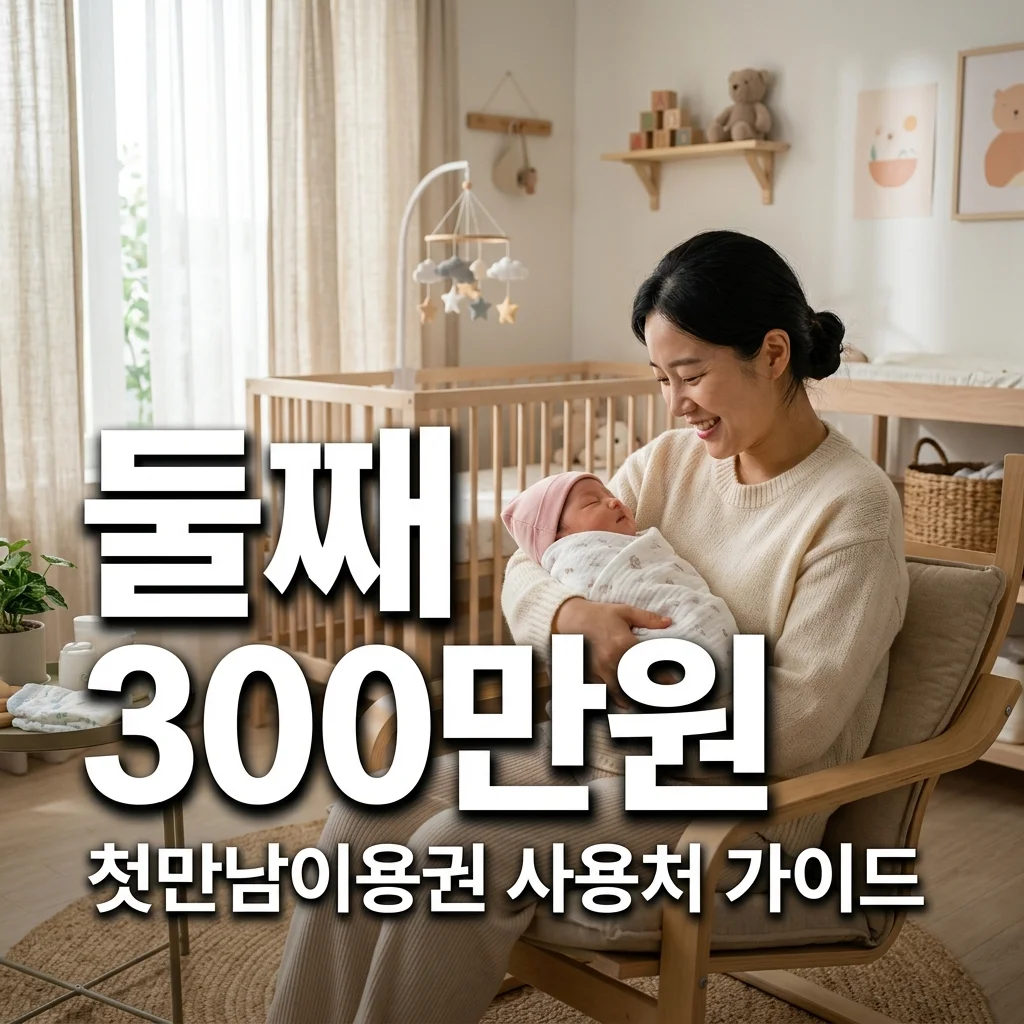 둘째 출산 300만원! 2026 첫만남이용권 사용처 및 신청방법 총정리