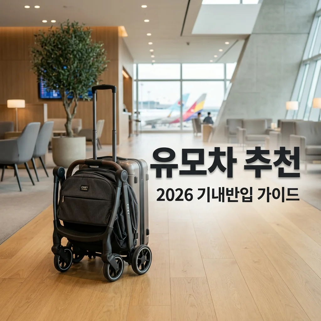 2026년형 휴대용 유모차 추천 BEST 3: 기내 반입 가능한 모델 완벽 가이드