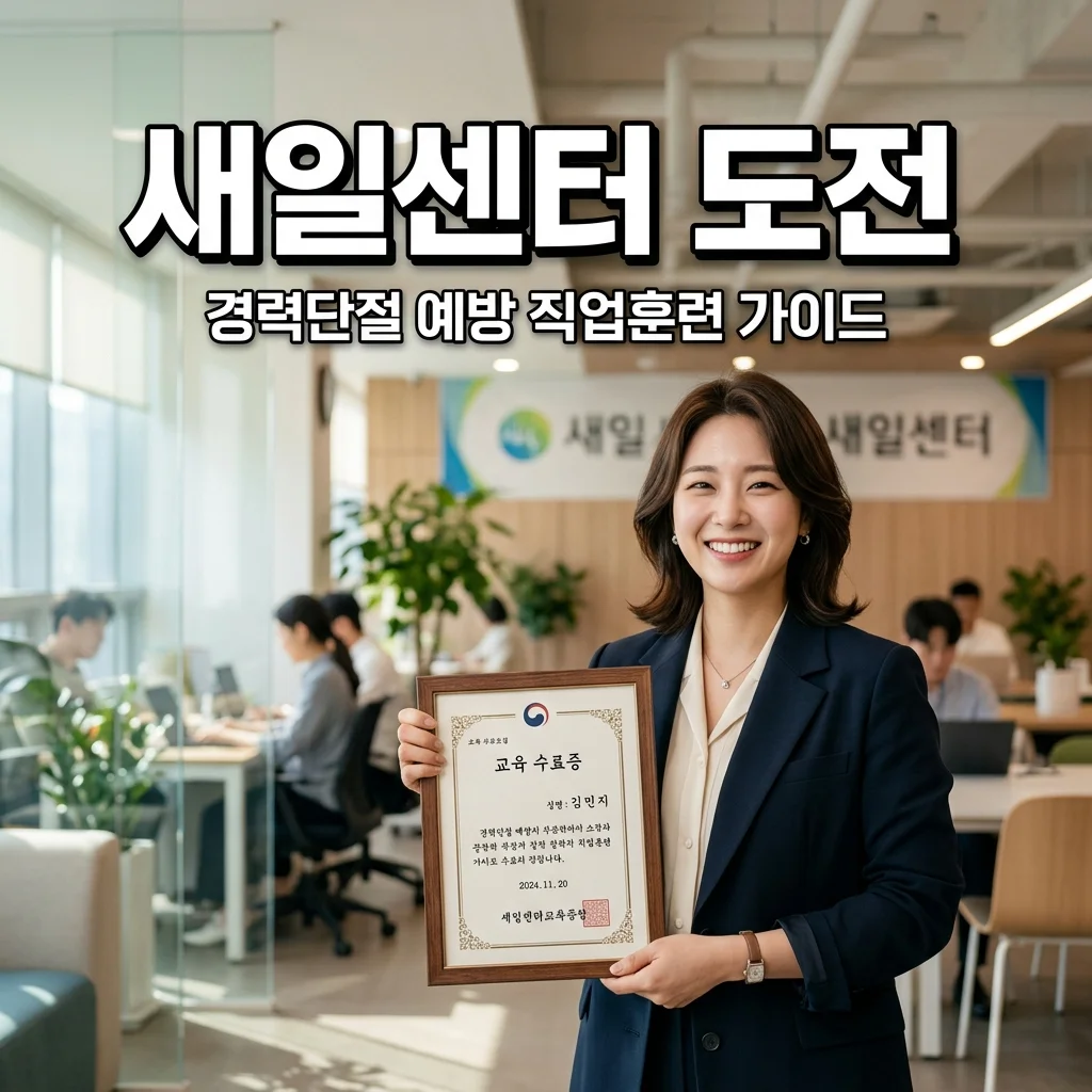 새일센터 직업훈련 프로그램 신청 가이드! 경력단절 예방하고 자격증 따기