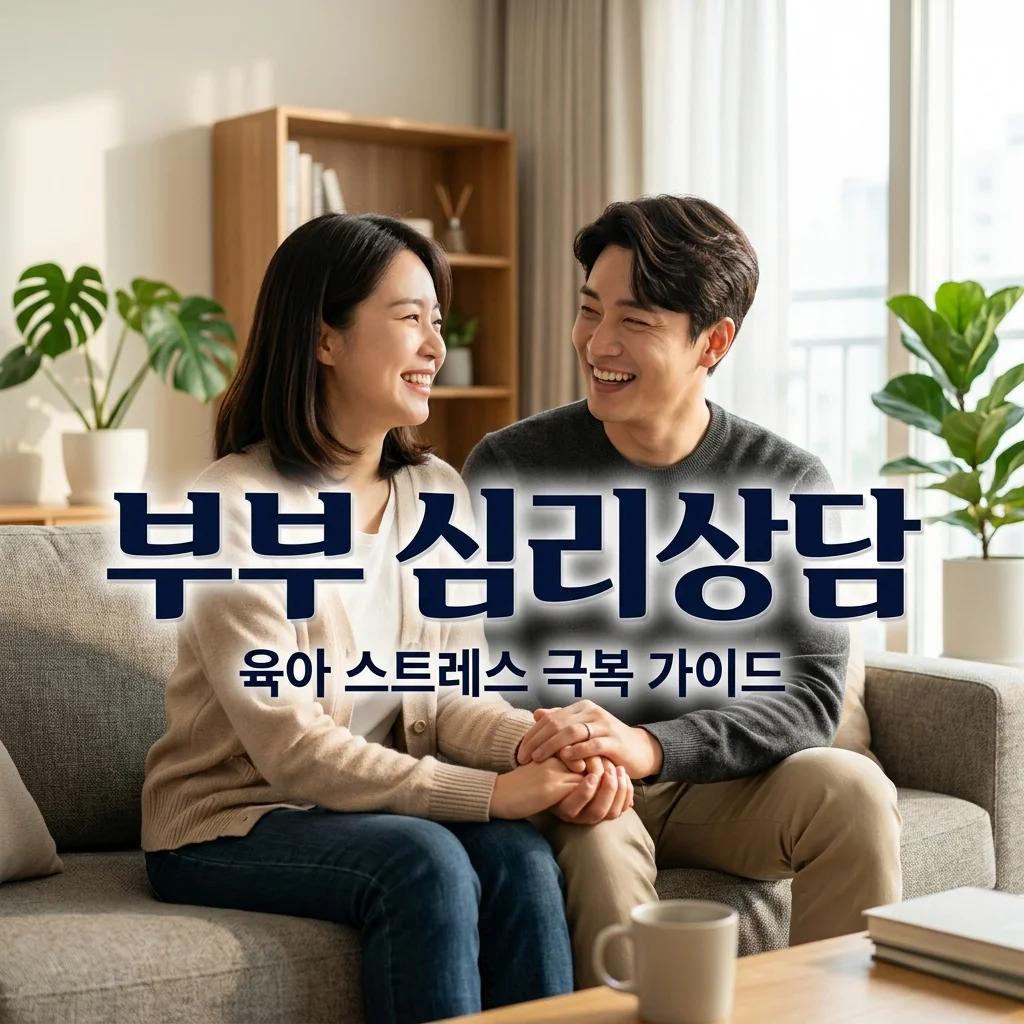 부부 사이 멀어질 때? 육아 스트레스 해소 위한 심리 상담 효과와 꿀팁