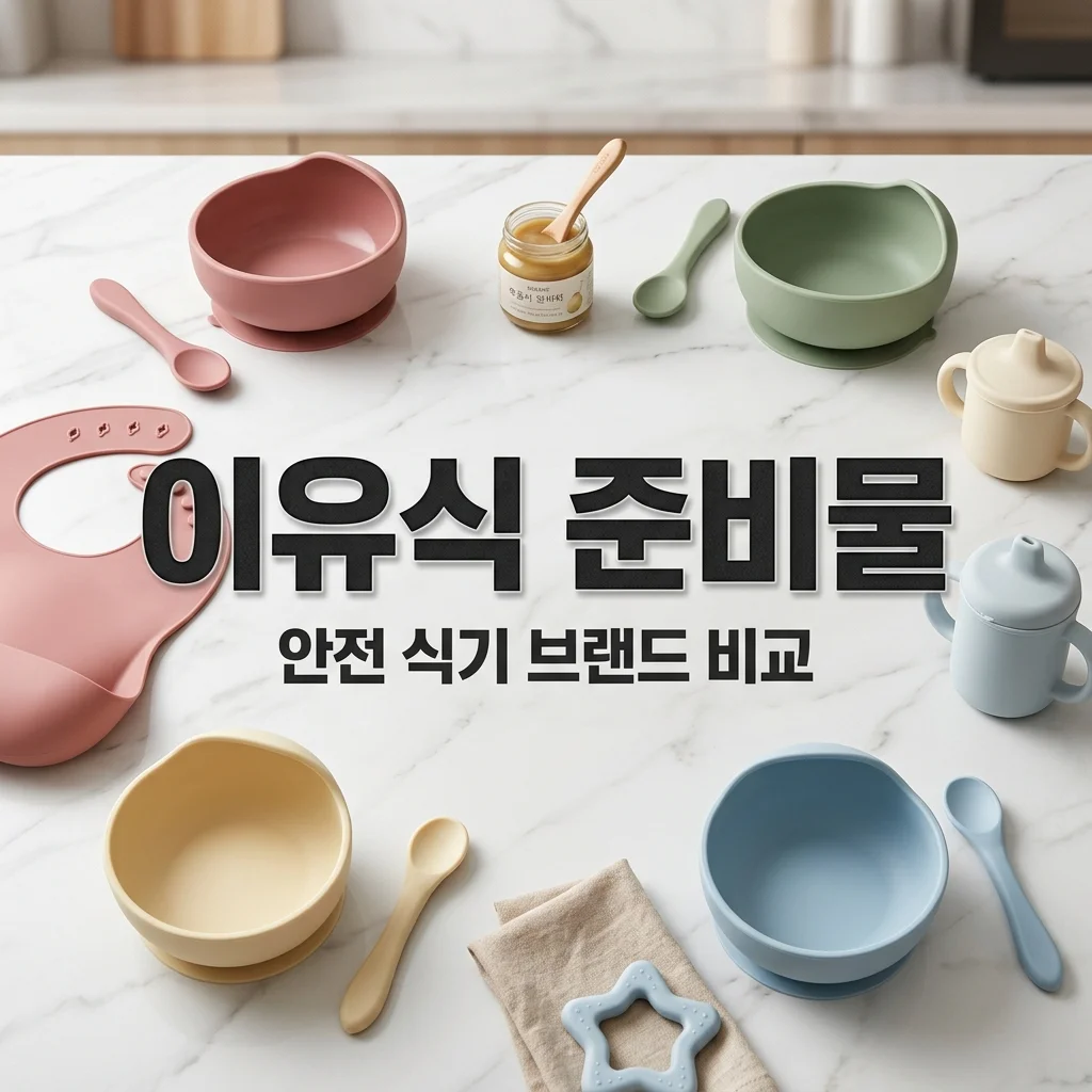 이유식 준비물 끝판왕 리스트 & 안전 인증 식기 브랜드 완벽 비교