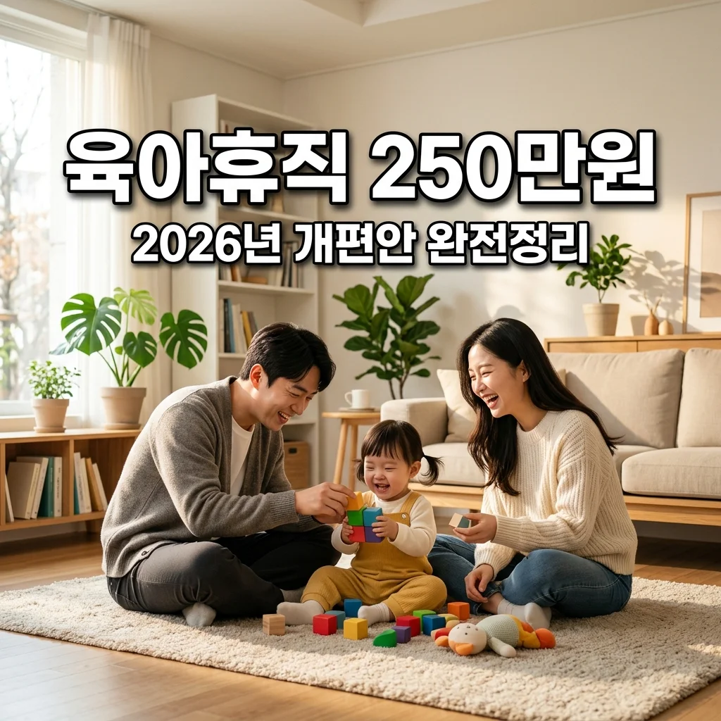 2026년 육아휴직 급여 최대 250만원! 안 받으면 손해 보는 3가지 핵심 변화