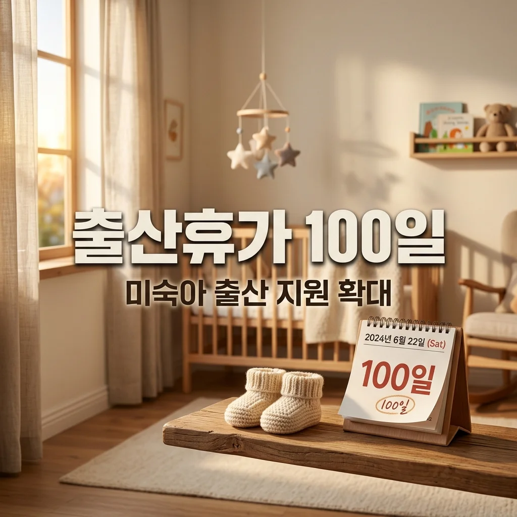 미숙아 출산휴가 100일 확대! 2.5kg 미만 신청 자격 및 급여 완벽 정리