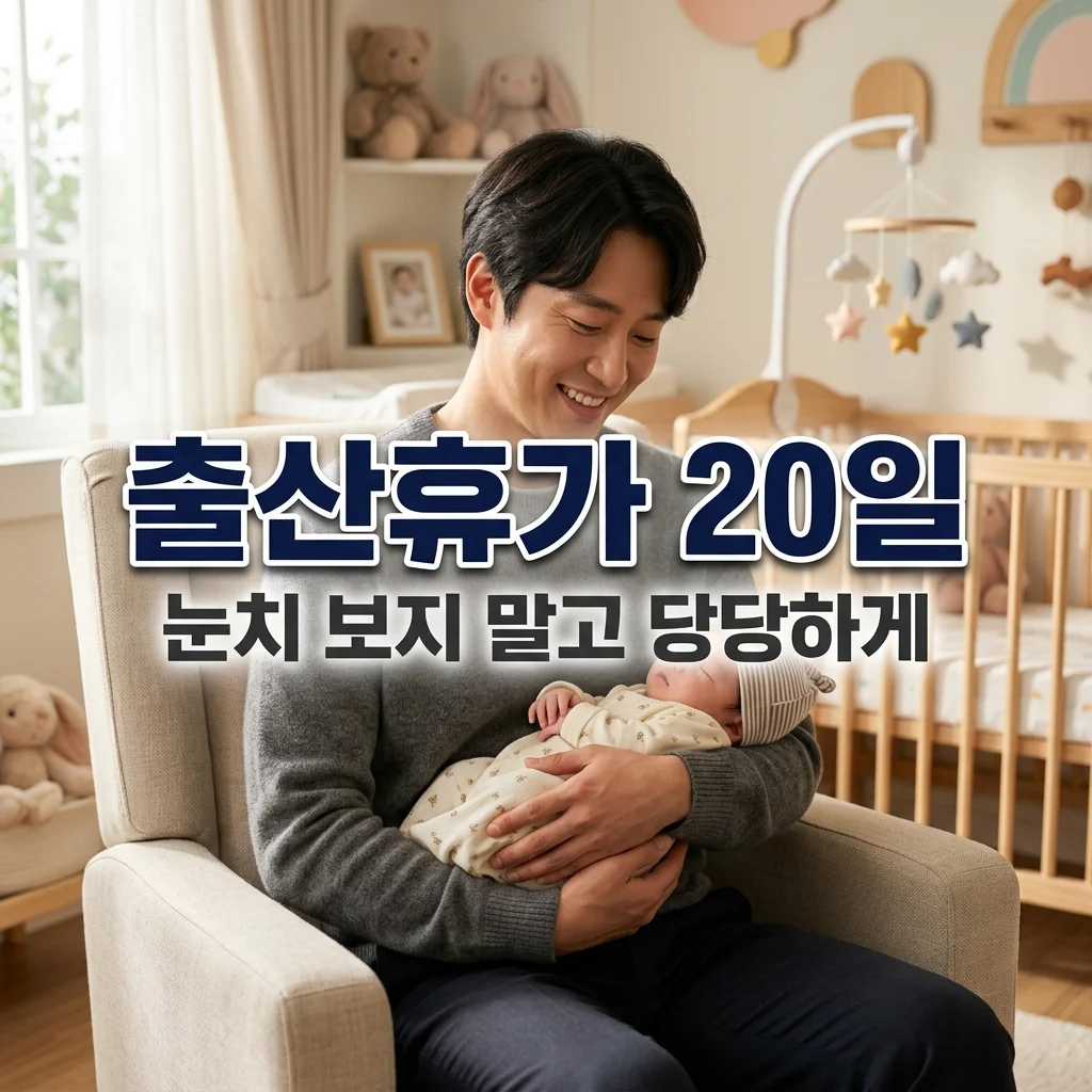 배우자 출산휴가 20일 확대! 회사 눈치 안 보고 당당하게 쓰는 법 (2026 최신)