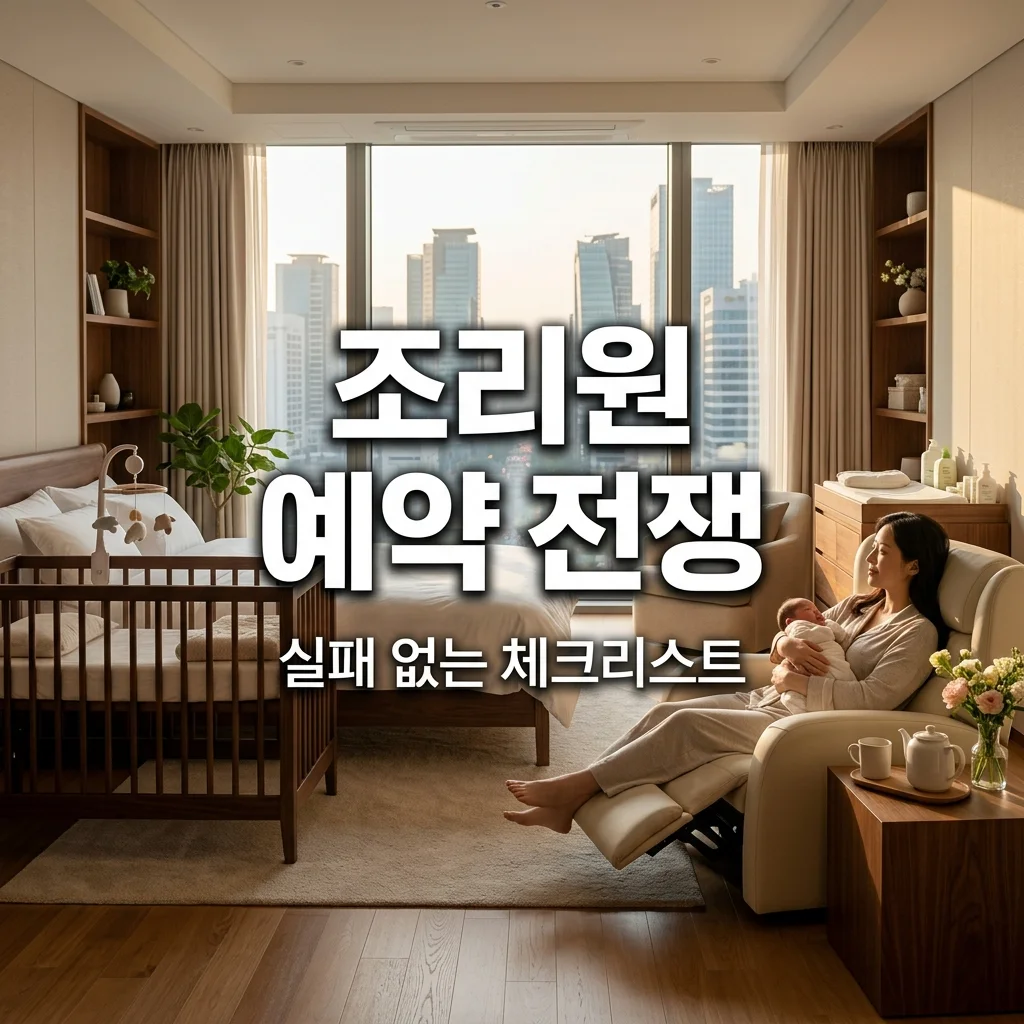 강남 산후조리원 예약 전쟁 필승법: 실패 없는 투어 체크리스트 7가지