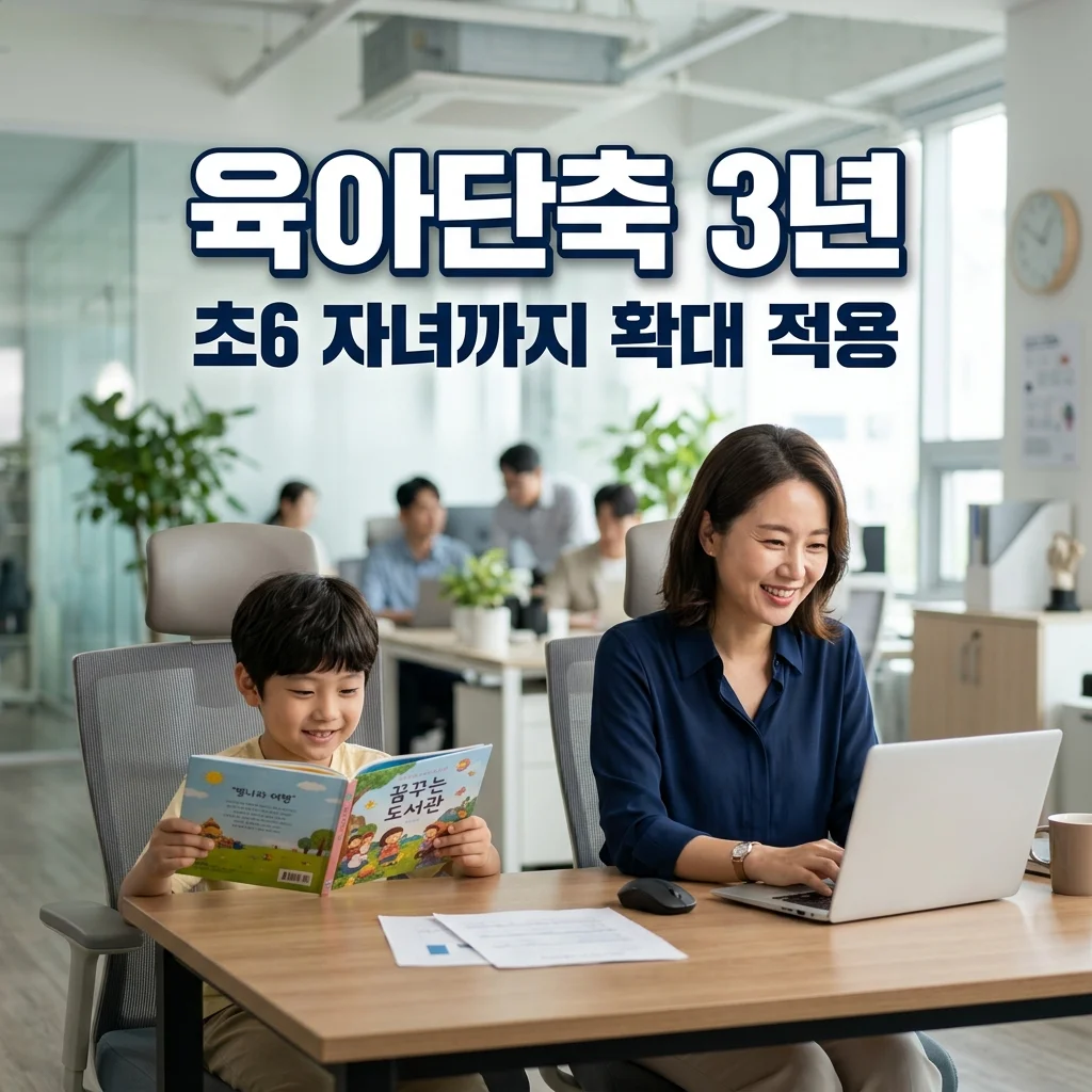 육아기 근로시간 단축 3년 확대 총정리! 초6 부모님 필독 가이드