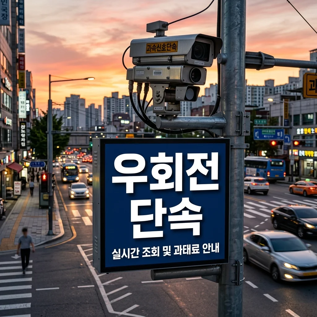 우회전 단속 카메라 무인 적발 과태료 실시간 조회 방법 및 단속 기준 총정리