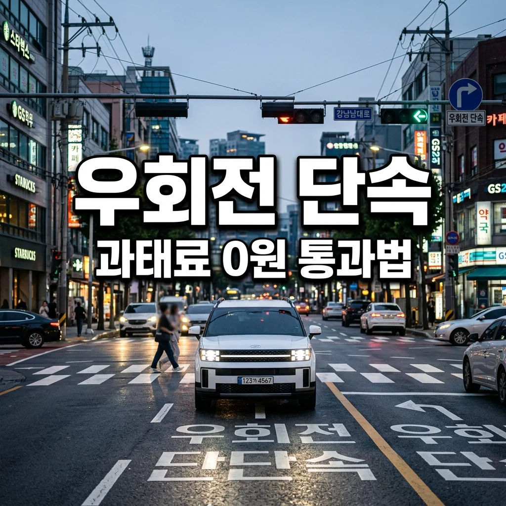 우회전 단속 꼬리물기 겹칠 때 억울한 과태료 피하는 안전 통과법