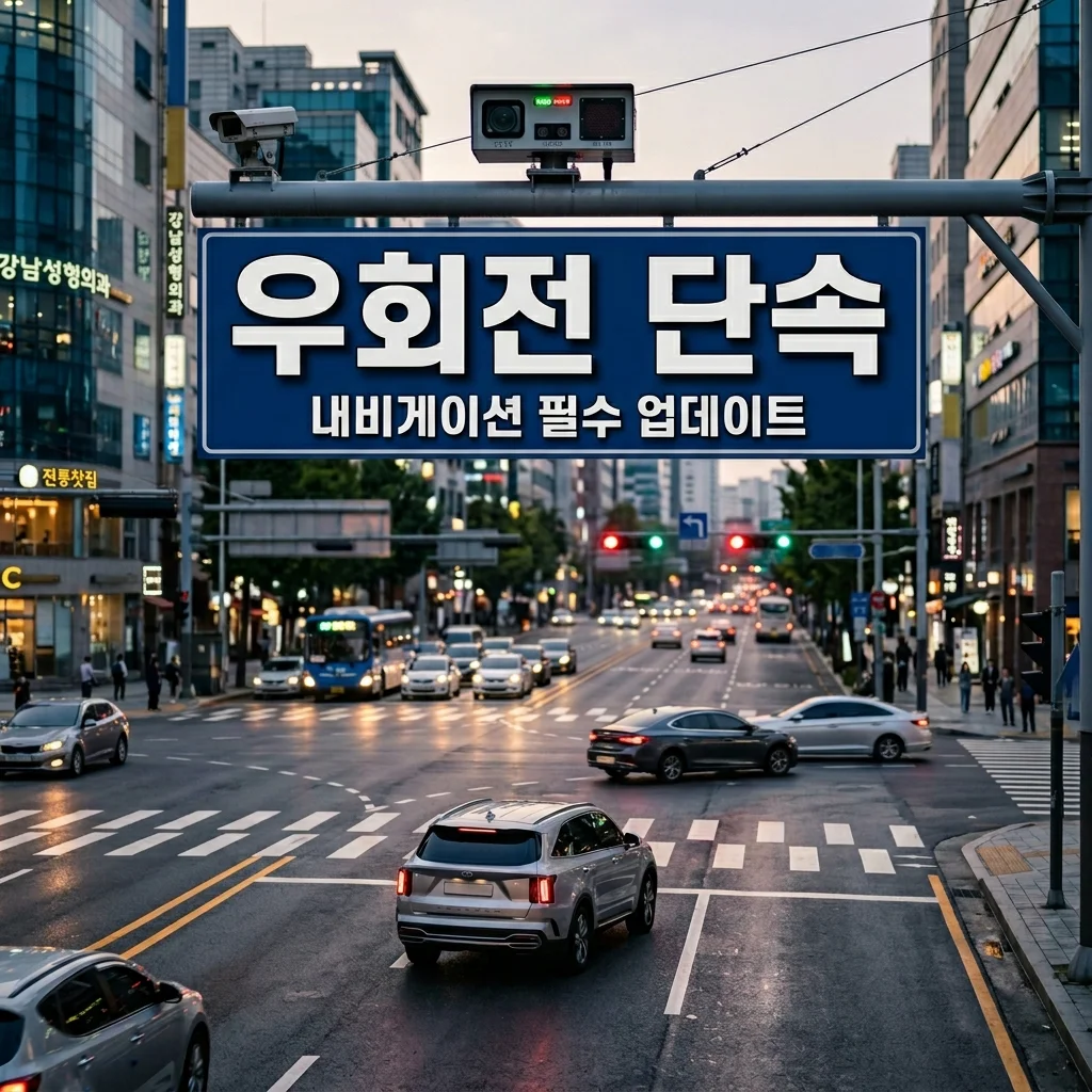 티맵 카카오 우회전 단속 카메라 음성 경고 최신 버전 업데이트 가이드