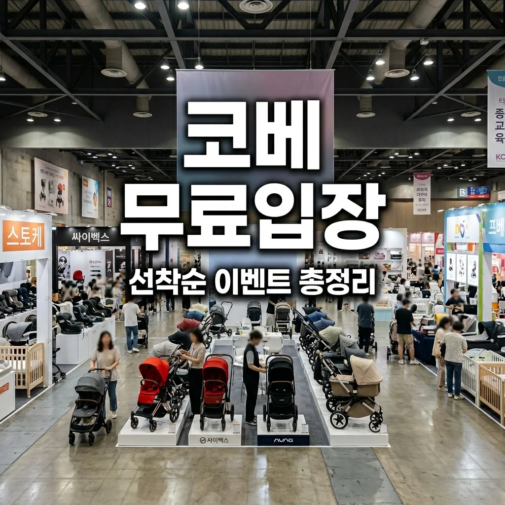 킨텍스 코베 베이비페어 무료입장권 다운로드 및 선착순 이벤트 완벽 가이드