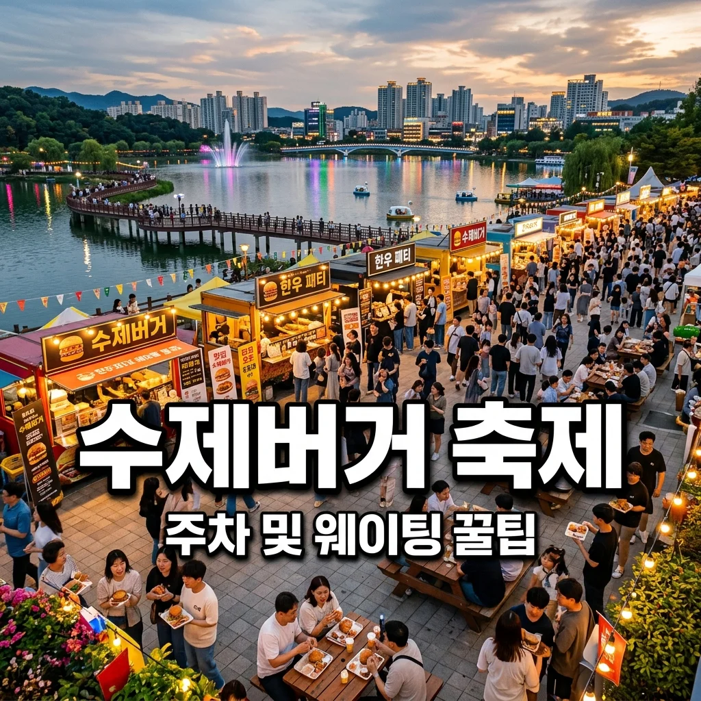 수성못 대구 수제버거 페스티벌 주차장 위치와 웨이팅 꿀팁 완벽 가이드