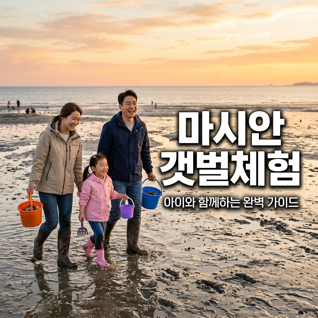 마시안 갯벌체험장 아이와 주말 나들이! 예약 방법 및 샤워장 이용 꿀팁