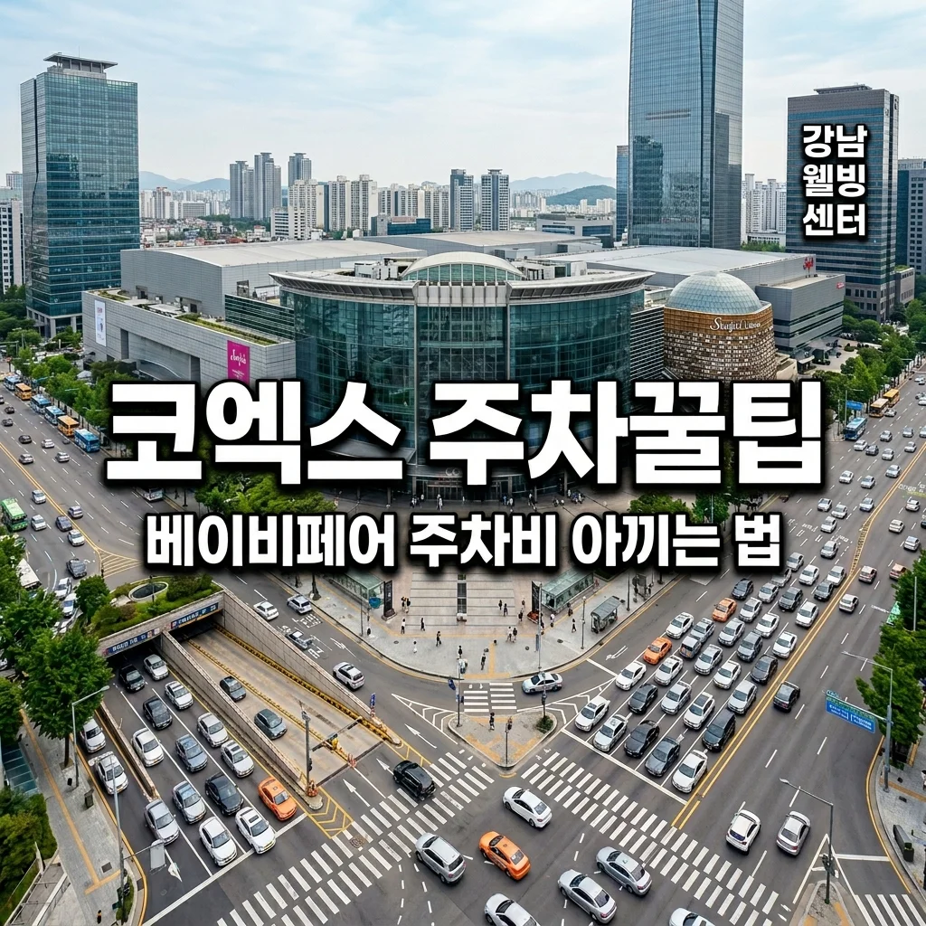 코엑스 베이비페어 주차 요금 폭탄 피하는 법! 인근 무료 주차장 꿀팁