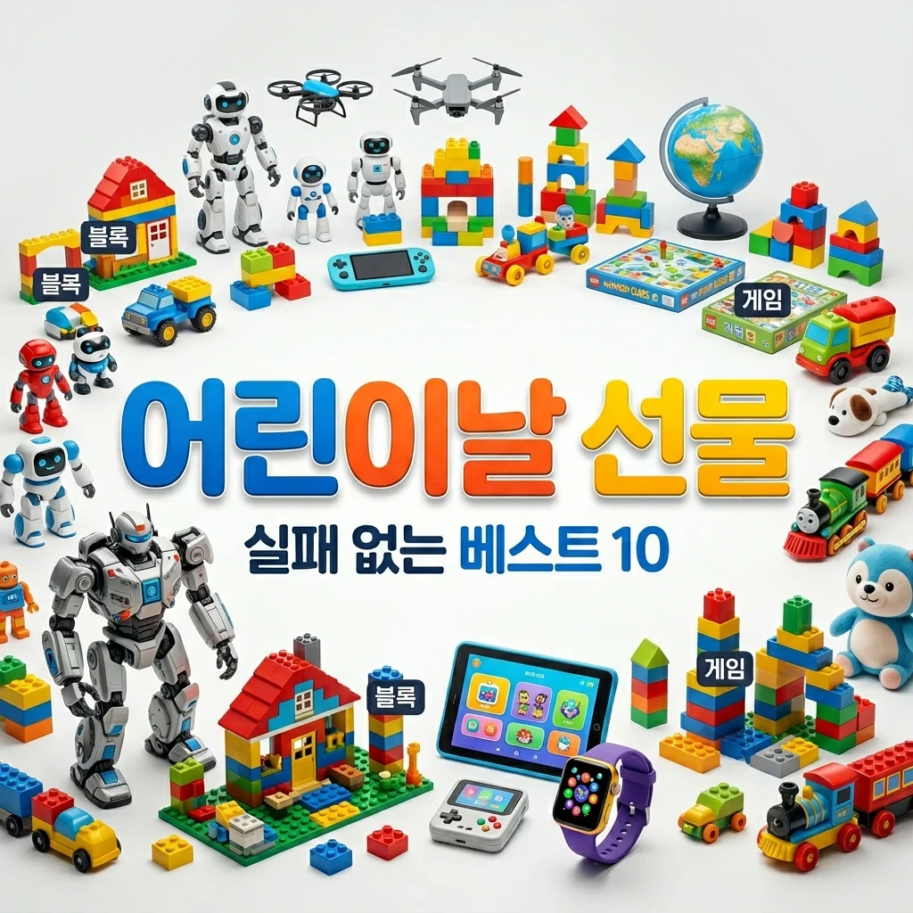 어린이날 선물 베스트 10! 초등학생 유치원생 실패 없는 장난감 고르기