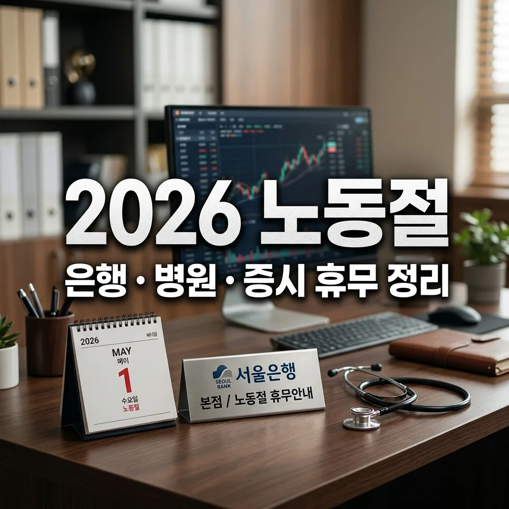 2026년 노동절 은행 휴무·주식시장·병원 진료 여부 총정리 가이드