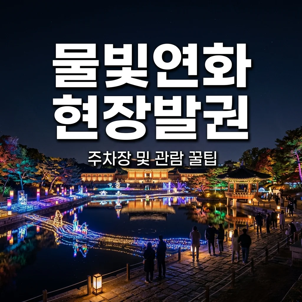 2026 궁중문화축전 창경궁 물빛연화 현장 발권 가능할까? 주차장 꿀팁 정리