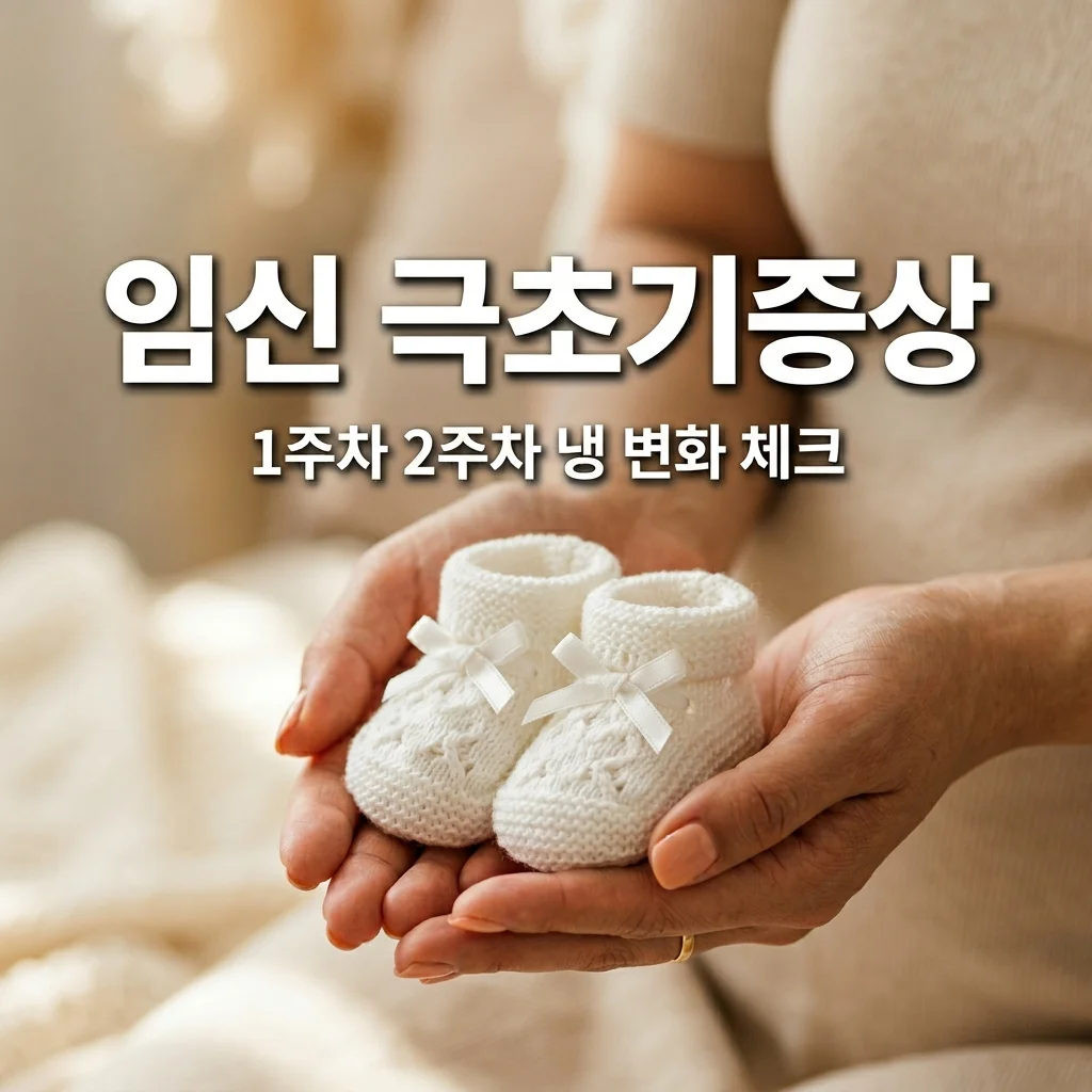 임신 극초기증상 1주차 2주차 시기별 냉 분비물 변화 완벽 정리