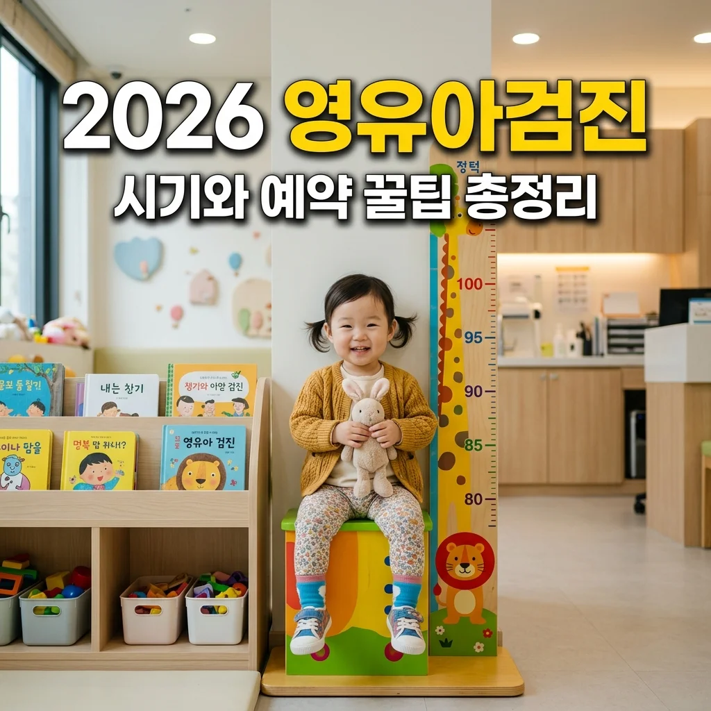 2026 영유아검진시기 총정리: 문진표 작성법 및 똑닥 예약 꿀팁
