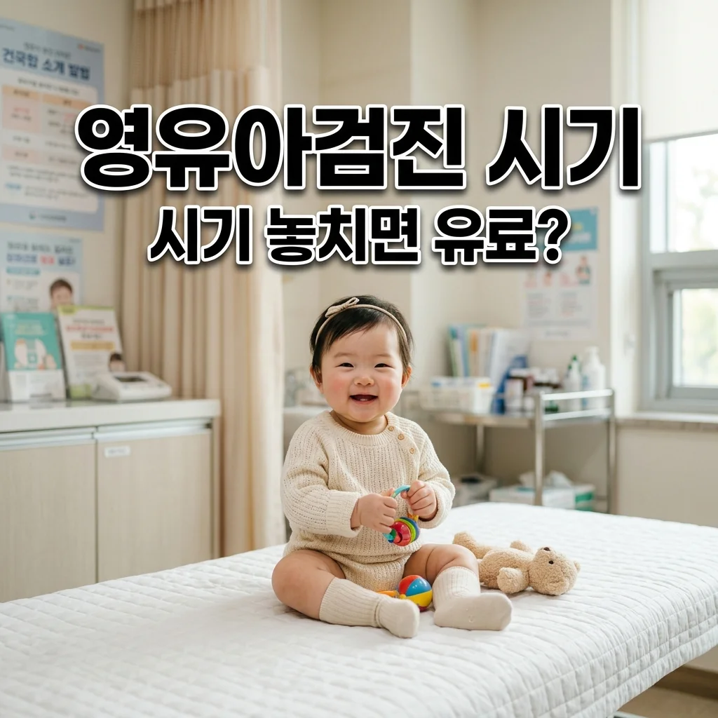 시기 놓치면 비용 발생? 영유아검진시기 개월수별 항목 및 병원 찾기