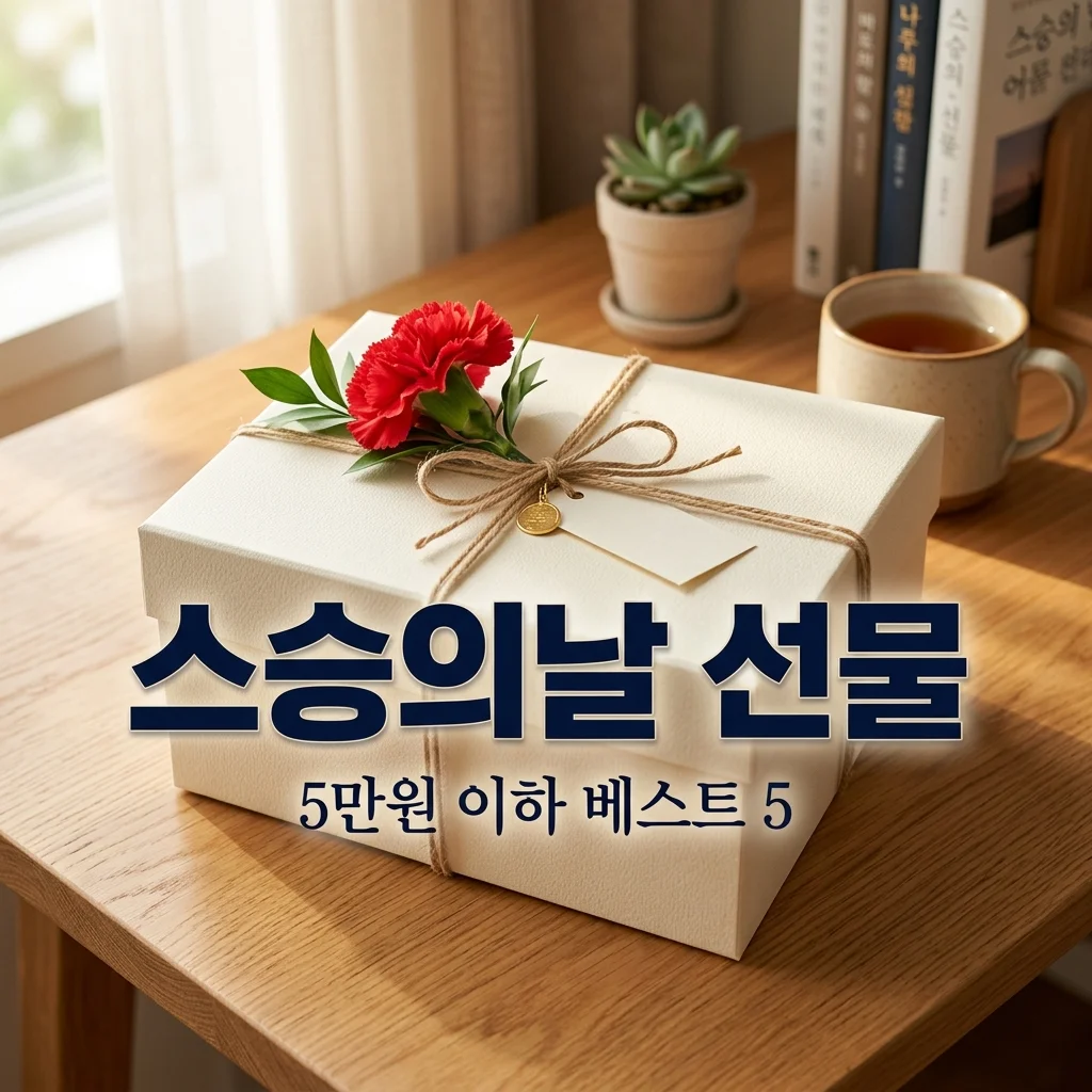 5만원 이하 센스있는 스승의날 선물 베스트 5 | 어린이집 유치원 선생님 추천