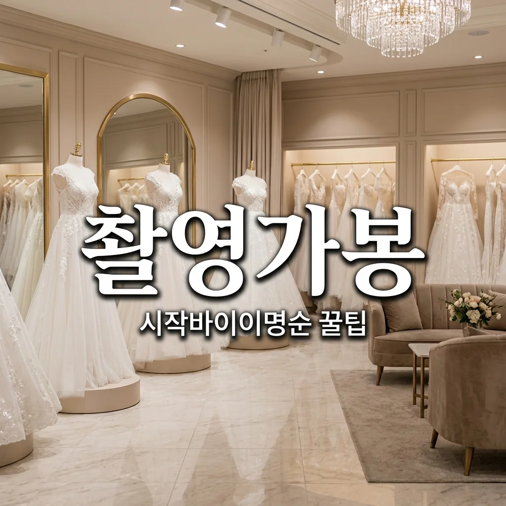 시작바이이명순 촬영가봉 완벽 준비물과 플래너 동행 피팅 후기 꿀팁