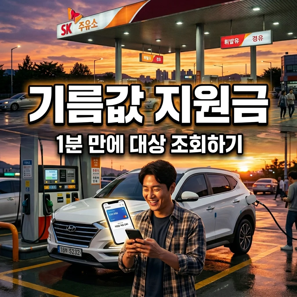 기름값 지원금 신청방법! 고유가 피해지원금 대상자 1분 조회