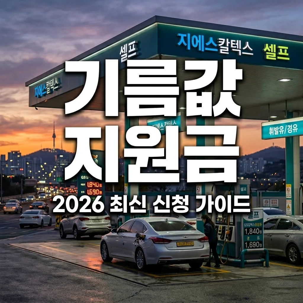 2026 기름값 지원금 신청 방법 대상 | 직장인 프리랜서 소상공인 총정리