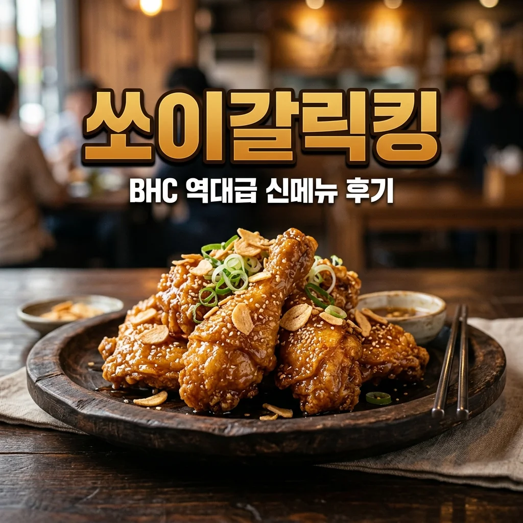 bhc 쏘이갈릭킹 가격 후기 맛 비교! 허니 마늘 간장의 역대급 귀환