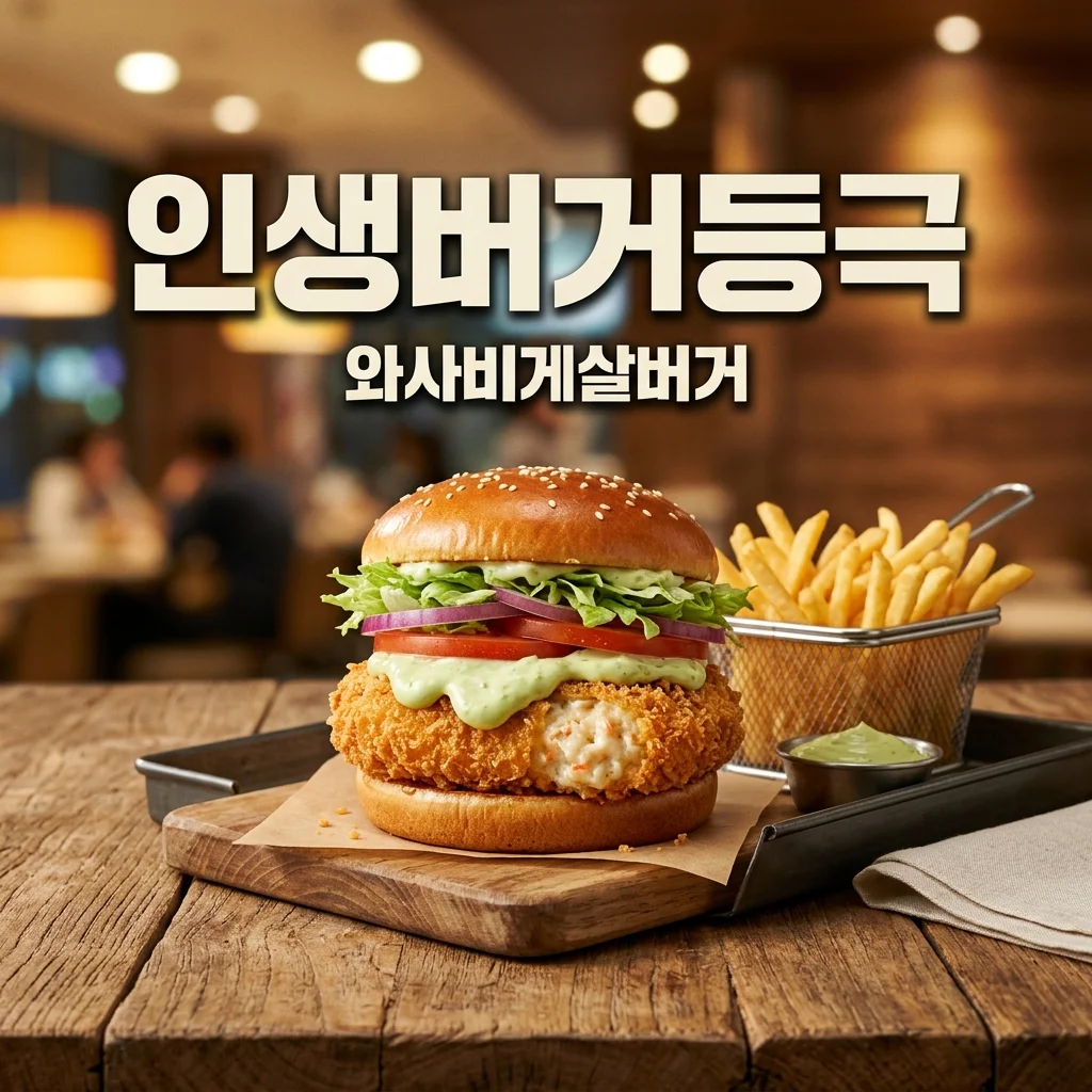 맥도날드 와사비 게살 크림 크로켓 버거 가격 칼로리 맥런치 총정리