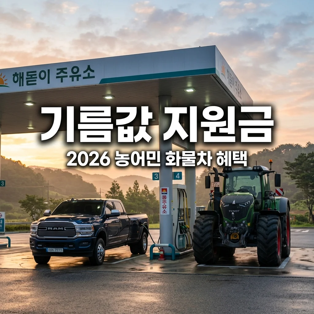 2026 기름값 지원금 신청 방법 | 농어민 화물차 운전자 특별 혜택 총정리