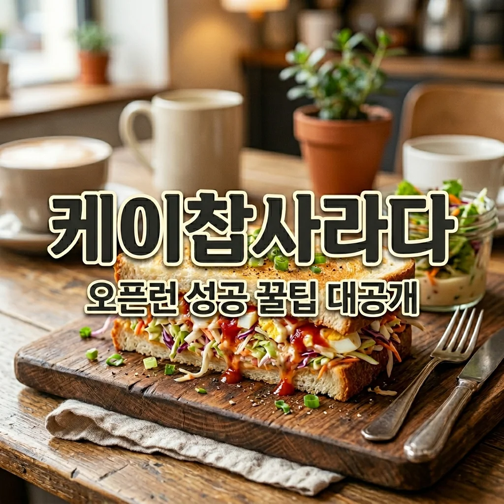 케이찹사라다 메뉴 추천과 오픈런 성공 팁! 창업 비용까지 총정리
